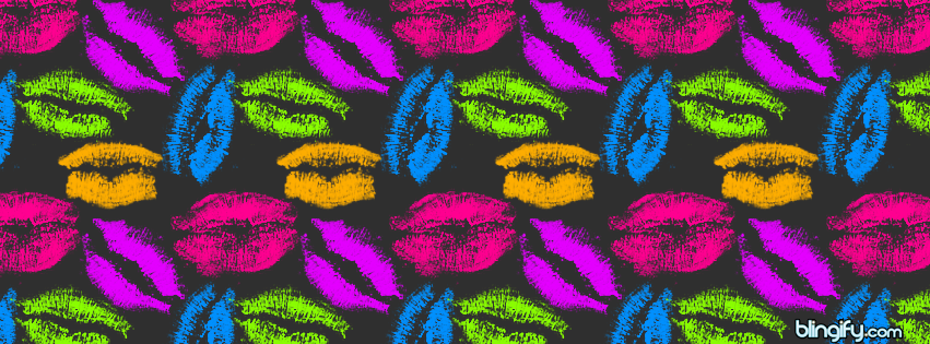 Blingify.com | Lips Facebook Covers