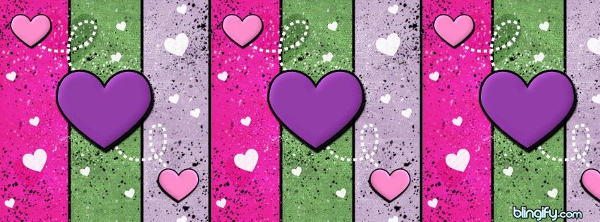 Blingify.com | Hearts Facebook Covers